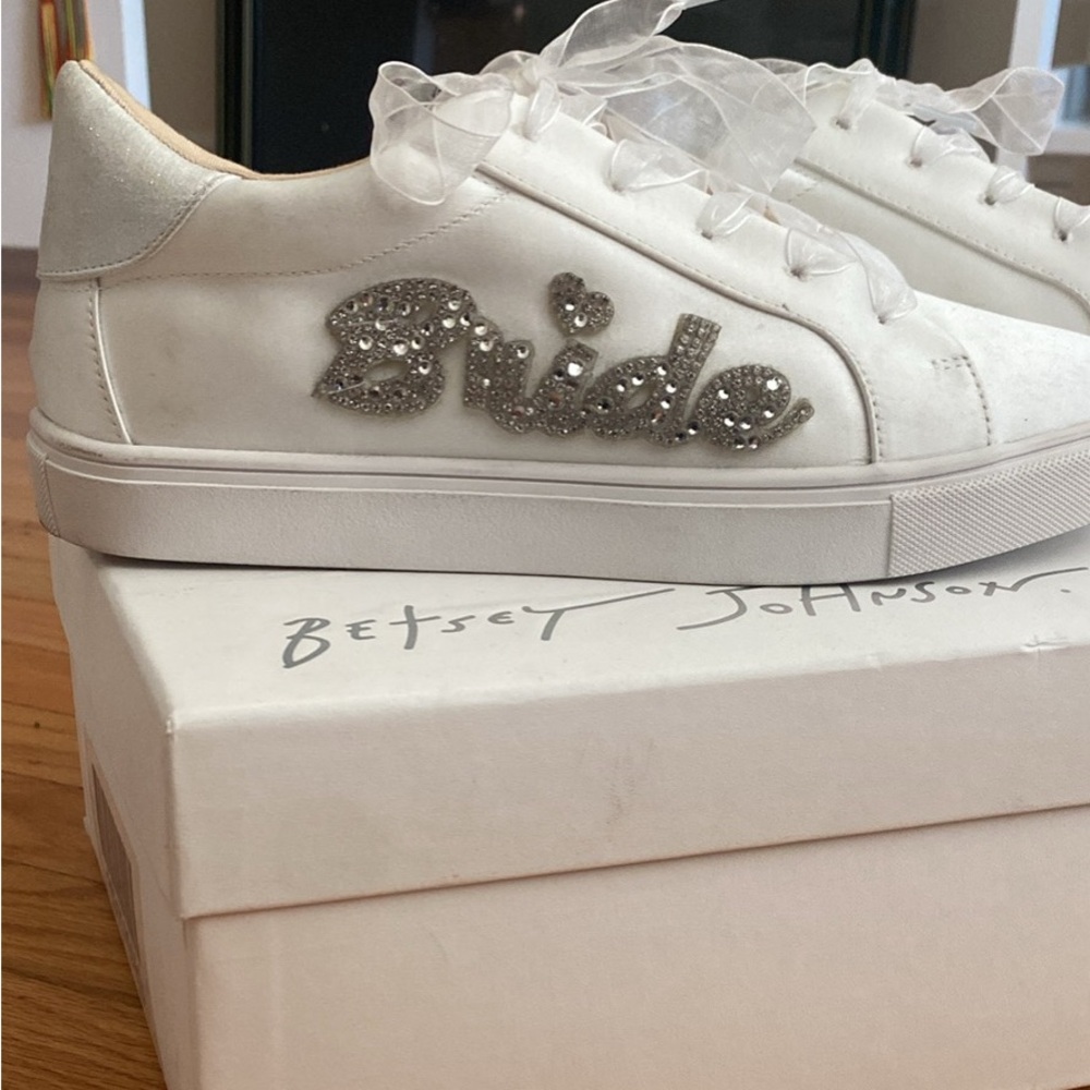 Betsey Johnson Bridal Sneakers